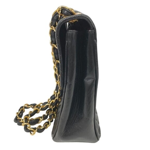 CHANEL Jumbo 24K GP Flap Bag Lambskin Vertical Quilt Chain Shoulder Bag Black - Picture 6 of 12